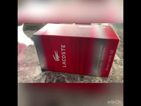 lacoste red aftershave 75ml